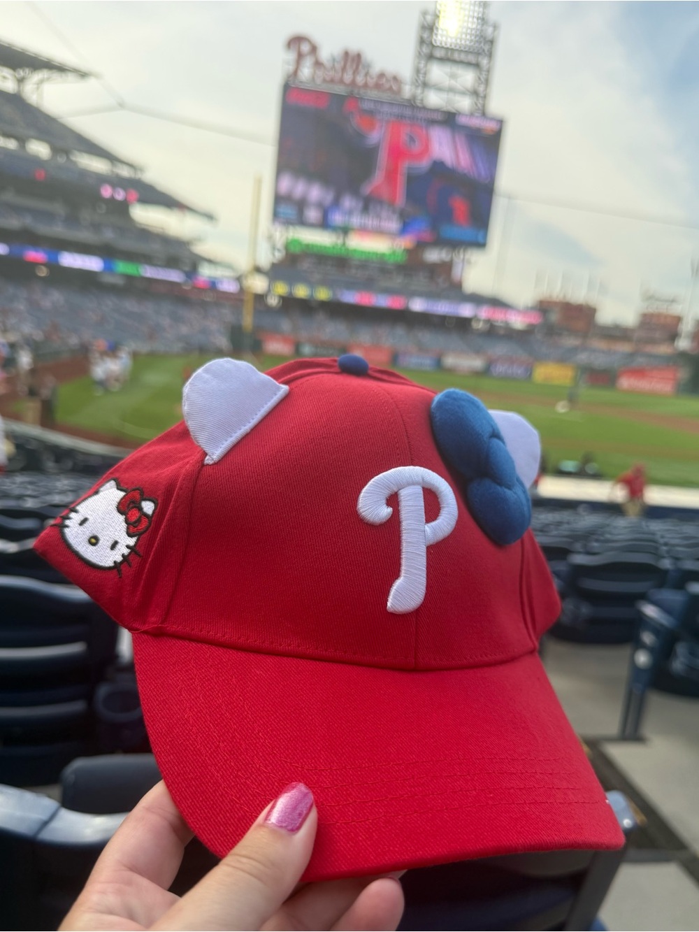 Phillies Hello Kitty Baseball Cap